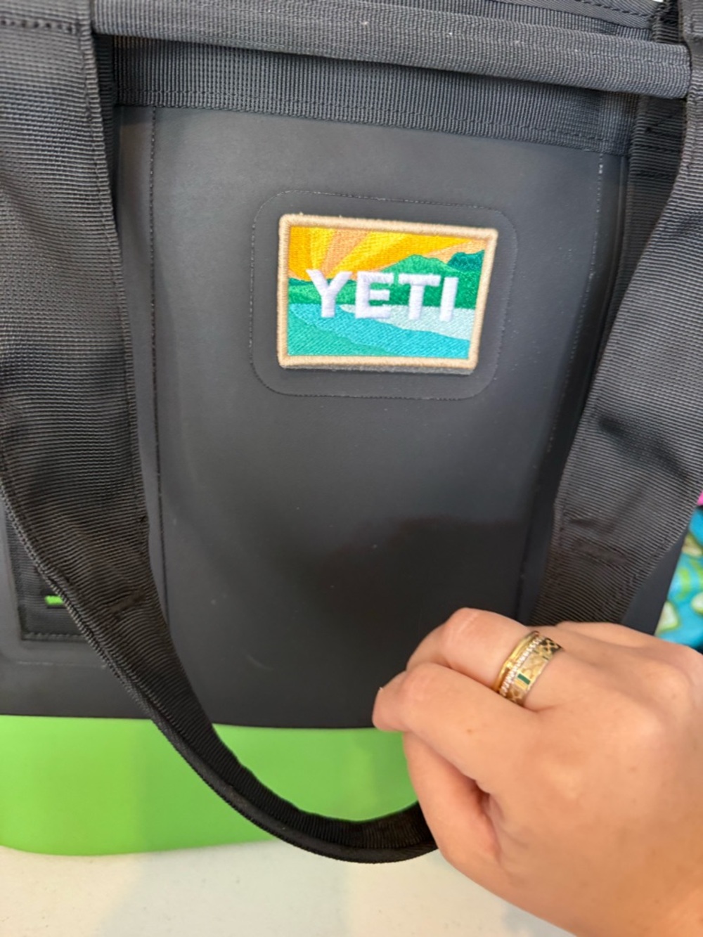 1 collectors yeti patch - sunrise